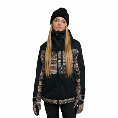 Women's Tribal Print Shell Ski Jacket