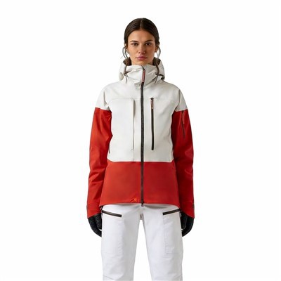 Women's Windproof Shell Ski Jacket Color Block